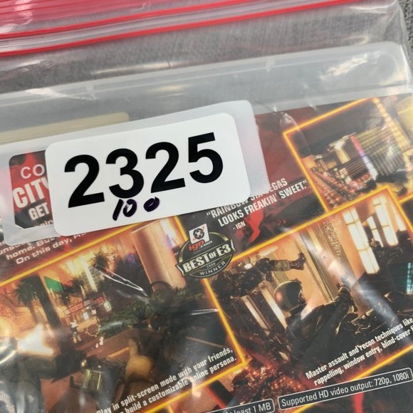 Tom Clancy's‎ Rainbow Six Vegas Playstation 3 Sin City Action - Picture 7 of 7